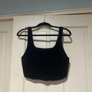 Aritzia Babaton Ribbed Crop Top